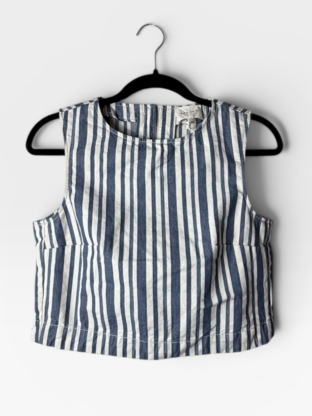 Sezane Striped Pant and cropped Top Set in Blue Size 34 (2/XS)‎ (G) - Picture 3 of 13